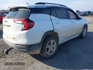 2022 GMC Terrain SLE with VIN 3GKALMEV3NL140632, listed as a IAAI auction lot 41570760 with 23,558 mi miles. Bid and sale history available at carsss.com. Image 4.