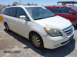 2007 Honda Odyssey Touring z VIN 5FNRL38837B091593, wystawiony jako IAAI lot #42587805 z przebiegiem 157 721 mil mil oraz . Historia ofert i sprzedaży dostępna na DreamBid. Obrazek 1.