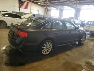 2012 Audi A6 Prestige with VIN WAUJGAFC3CN173832, listed as a Copart auction lot 59662555 with 161,019 mi miles and Salvage title. Bid and sale history available at DreamBid. Image 3.