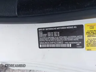 2015 BMW 4 Series 428i with VIN WBA3N3C54FK233803, listed as a IAAI auction lot 40481486 with 74,556 mi miles and . Bid and sale history available at DreamBid. Image 9.