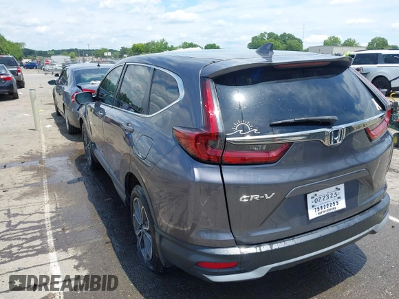 2020 Honda CR-V EX with VIN 2HKRW1H58LH407583, listed as a IAAI auction lot 42446451 with 48,476 mi miles and . Bid and sale history available at DreamBid. Image 3.
