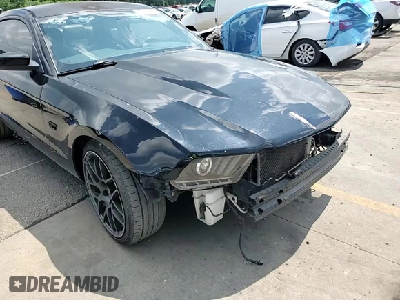 2010 Ford Mustang GT with VIN 1ZVBP8CH6A5117040, listed as a Copart auction lot 62229985 with 126,595 mi miles and Salvage title. Bid and sale history available at DreamBid. Image 14.