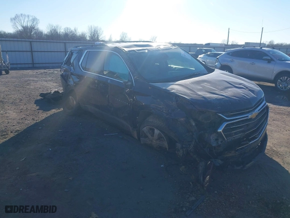 2019 Chevrolet Traverse LT Leather with VIN 1GNERHKWXKJ140685, listed as a IAAI auction lot 41235163 with 122,875 mi miles. Bid and sale history available at carsss.com. Image 1.
