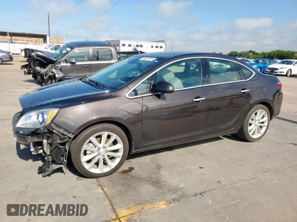 2014 Buick Verano with VIN 1G4PP5SK3E4157099, listed as a Copart auction lot 58017615 with 62,095 mi miles and Salvage title. Bid and sale history available at DreamBid. Image 1.