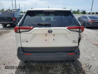 2021 Toyota RAV4 Hybrid LE with VIN JTMB6RFV9MD040106, listed as a Copart auction lot 63409025 with 37,307 mi miles and Non repairable. Bid and sale history available at DreamBid. Image 6.