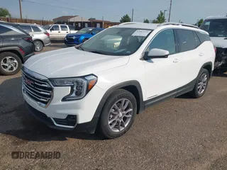 2023 GMC Terrain SLT with VIN 3GKALPEG4PL233861, listed as a IAAI auction lot 42687573 with 55,987 mi miles and . Bid and sale history available at DreamBid. Image 2.