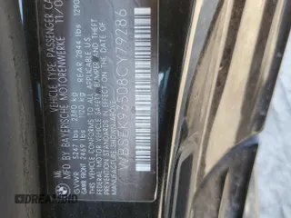 2008 BMW 6 Series M6 with VIN WBSEK93508CY79286, listed as a Copart auction lot 51989515 with 156,413 mi miles and Clean Title. Bid and sale history available at carsss.com. Image 12.