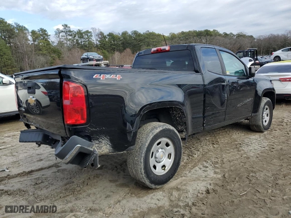 2018 Chevrolet Colorado 4WD Work Truck with VIN 1GCHTBEA3J1204696, listed as a Copart auction lot 84068524 with 54,549 mi miles and Salvage Title. Bid and sale history available at carsss.com. Image 3.