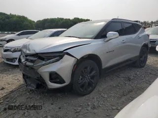 2022 Chevrolet Blazer RS with VIN 3GNKBKRS4NS151885, listed as a Copart auction lot 60906715 with 31,136 mi miles and Salvage title. Bid and sale history available at DreamBid. Image 1.