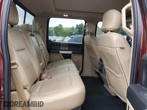 2017 Ford F-350 Platinum with VIN 1FT8W3BT7HEE46834, listed as a Copart auction lot 59903785 with 90,227 mi miles and Salvage title. Bid and sale history available at DreamBid. Image 10.