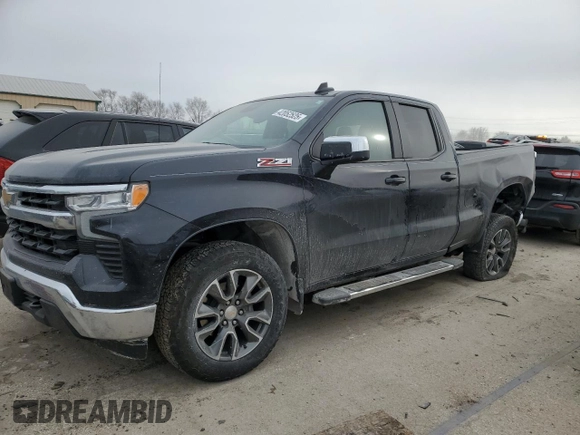 2023 Chevrolet Silverado 1500 LT with VIN 1GCRDDED4PZ314318, listed as a Copart auction lot 42052525 with 27,815 mi miles and Salvage Title. Bid and sale history available at carsss.com. Image 1.