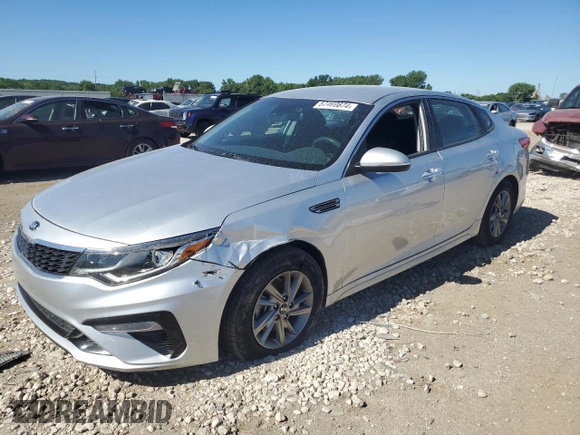 2019 Kia Optima LX with VIN 5XXGT4L3XKG300293, listed as a Copart auction lot 57469874 with 87,824 mi miles and Salvage title. Bid and sale history available at DreamBid. Image 1.