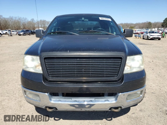 2004 Ford F-150 XLT with VIN 1FTPW14534FA20030, listed as a Copart auction lot 48654485 with 236,116 mi miles and Salvage Title. Bid and sale history available at carsss.com. Image 5.