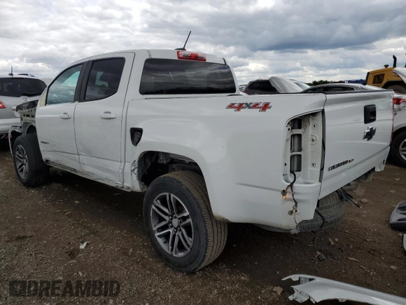 2020 Chevrolet Colorado 4WD Work Truck with VIN 1GCGTBEN7L1145864, listed as a Copart auction lot 57436645 with 111,994 mi miles and Salvage title. Bid and sale history available at DreamBid. Image 2.