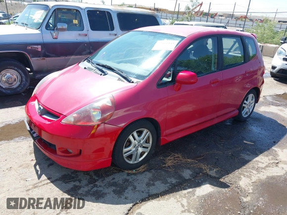 2007 Honda Fit Sport with VIN JHMGD37627S042097, listed as a IAAI auction lot 42461445 with 197,625 mi miles and . Bid and sale history available at DreamBid. Image 2.