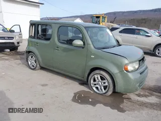 2009 Nissan Cube 1.8 SL with VIN JN8AZ28R49T109019, listed as a IAAI auction lot 41458142 with 102,558 mi miles. Bid and sale history available at carsss.com. Image 1.