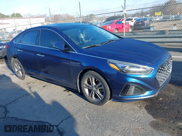 2018 Hyundai Sonata SEL with VIN 5NPE34AF1JH717857, listed as a IAAI auction lot 41210948 with 98,174 mi miles and . Bid and sale history available at DreamBid. Image 1.
