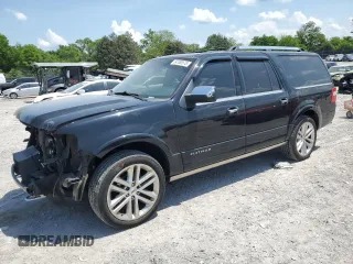 2016 Ford Expedition Max Platinum with VIN 1FMJK1MT7GEF21993, listed as a Copart auction lot 54780575 with 136,333 mi miles and Salvage title. Bid and sale history available at DreamBid. Image 1.