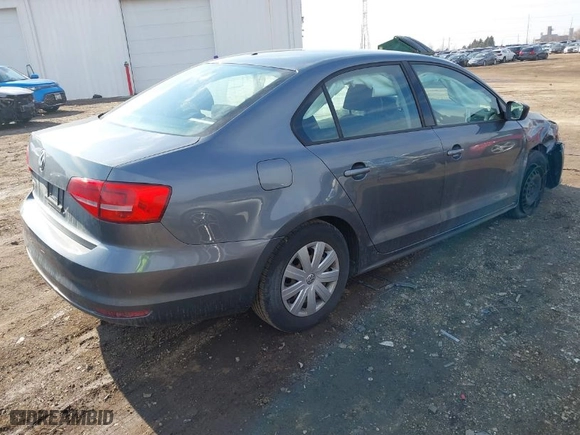 2015 Volkswagen Jetta Sedan 2.0L S with VIN 3VW2K7AJ5FM416888, listed as a IAAI auction lot 41710592 with 65,739 mi miles. Bid and sale history available at carsss.com. Image 4.