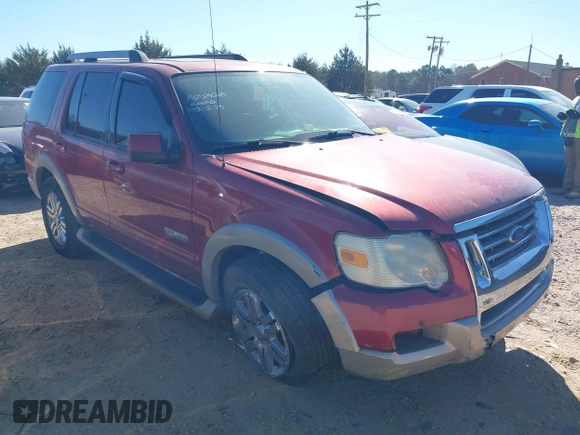 2006 Ford Explorer Eddie Bauer with VIN 1FMEU74E46ZA08420, listed as a IAAI auction lot 41855139 with 224,268 mi miles. Bid and sale history available at carsss.com. Image 1.