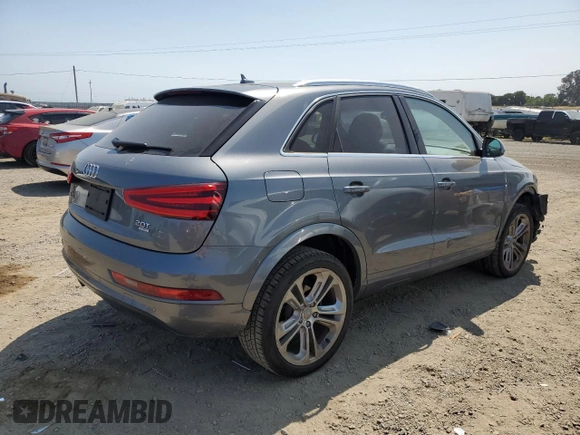 2015 Audi Q3 Prestige with VIN WA1GFCFS8FR009731, listed as a Copart auction lot 59897225 with 84,138 mi miles and Salvage title. Bid and sale history available at DreamBid. Image 3.