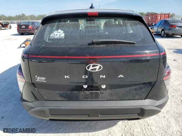 2024 Hyundai Kona SE with VIN KM8HA3AB4RU129278, listed as a Copart auction lot 84368334 with 7,467 mi miles and Salvage Title. Bid and sale history available at carsss.com. Image 6.