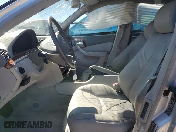 2004 Mercedes-Benz S-Class 4.3L with VIN WDBNG83JX4A423297, listed as a Copart auction lot 71745934 with 171,960 mi miles and Salvage Title. Bid and sale history available at carsss.com. Image 7.