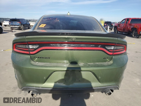2021 Dodge Charger GT with VIN 2C3CDXHG7MH559045, listed as a Copart auction lot 41653595 with Not Provided miles and Salvage Title. Bid and sale history available at DreamBid. Image 6.