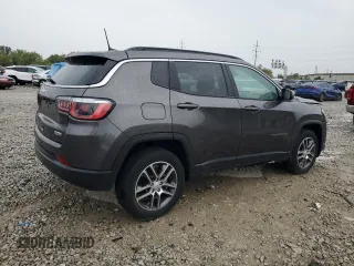 2020 Jeep Compass Latitude with VIN 3C4NJDBB7LT234491, listed as a Copart auction lot 73374084 with 23,527 mi miles and Salvage Title. Bid and sale history available at DreamBid. Image 3.