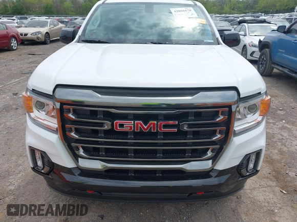2022 GMC Canyon 4WD AT4 with VIN 1GTG6FEN9N1330466, listed as a IAAI auction lot 42066678 with 15,163 mi miles and . Bid and sale history available at carsss.com. Image 12.