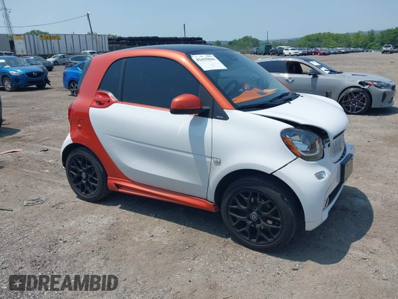 2016 Smart fortwo Passion with VIN WMEFJ5DA7GK079058, listed as a IAAI auction lot 42415044 with 42,279 mi miles and . Bid and sale history available at DreamBid. Image 1.