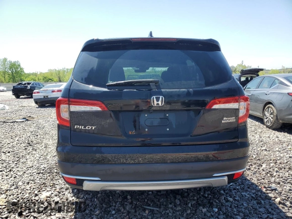 2022 Honda Pilot Touring 7-Passenger with VIN 5FNYF5H60NB032950, listed as a Copart auction lot 53084725 with 46,369 mi miles and Salvage title. Bid and sale history available at DreamBid. Image 6.