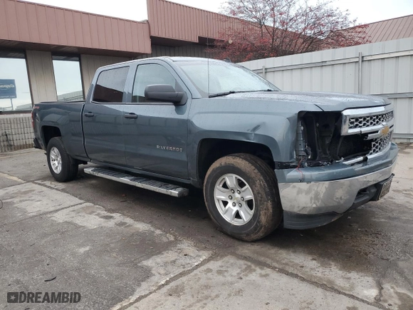 2014 Chevrolet Silverado 1500 LT with VIN 3GCUKREH3EG309818, listed as a Copart auction lot 86727624 with 127,976 mi miles and Salvage Title. Bid and sale history available at carsss.com. Image 4.