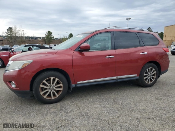 2014 Nissan Pathfinder Platinum with VIN 5N1AR2MN1EC712742, listed as a Copart auction lot 49403355 with NaN miles and Clean Title. Bid and sale history available at carsss.com. Image 1.