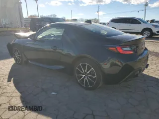 2023 Toyota GR86 with VIN JF1ZNBB12P9763031, listed as a Copart auction lot 81593314 with 7,411 mi miles and Salvage Title. Bid and sale history available at carsss.com. Image 2.