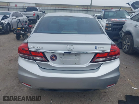 2013 Honda Civic LX with VIN 2HGFB2F54DH593805, listed as a IAAI auction lot 41561436 with 139,651 mi miles and . Bid and sale history available at DreamBid. Image 15.