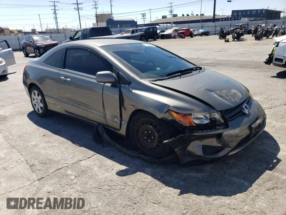 2007 Honda Civic Cpe LX with VIN 2HGFG12697H500484, listed as a Copart auction lot 71108934 with 201,180 mi miles and Salvage Title. Bid and sale history available at carsss.com. Image 4.