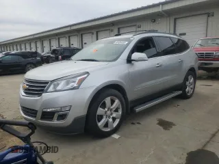 2016 Chevrolet Traverse LT z VIN 1GNKRGKD2GJ148251, wystawiony jako Copart lot #56477355 z przebiegiem 130 931 mil mil oraz Szkoda całkowita • Salvage title. Historia ofert i sprzedaży dostępna na DreamBid. Obrazek 1.