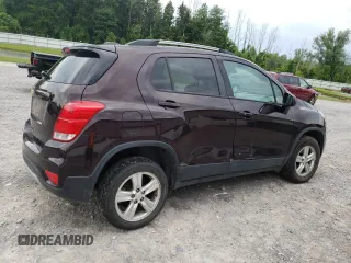 2021 Chevrolet Trax LT with VIN KL7CJPSB4MB314324, listed as a Copart auction lot 62142474 with 58,335 mi miles and Non Repairable. Bid and sale history available at carsss.com. Image 3.