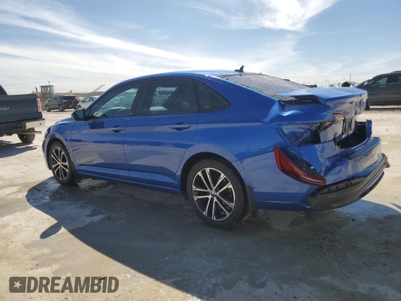 2024 Volkswagen Jetta Sport with VIN 3VWBM7BU2RM008260, listed as a Copart auction lot 49097225 with 4,820 mi miles and Clean title. Bid and sale history available at DreamBid. Image 2.