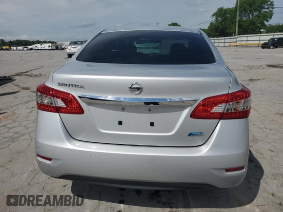 2014 Nissan Sentra S with VIN 3N1AB7AP2EL696554, listed as a Copart auction lot 54410195 with 93,406 mi miles and Salvage Title. Bid and sale history available at DreamBid. Image 6.
