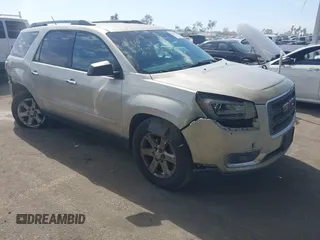 2014 GMC Acadia SLE with VIN 1GKKRNED5EJ290801, listed as a IAAI auction lot 41697380 with Not Provided miles and . Bid and sale history available at carsss.com. Image 1.