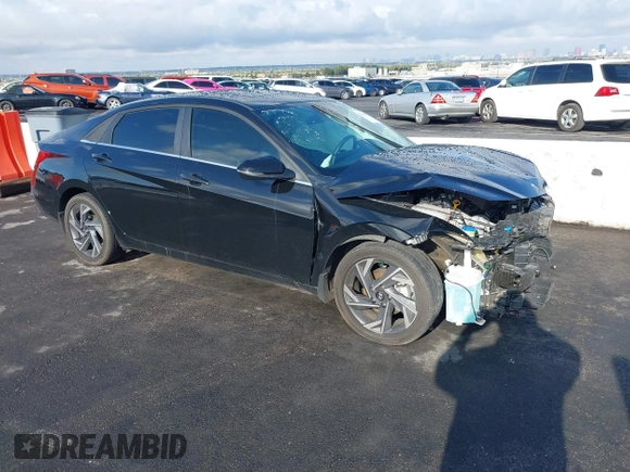 2024 Hyundai Elantra Limited с VIN KMHLN4DJ7RU104558, выставлен на аукционе IAAI как лот 42180156 с пробегом 4 427 миль миль и . История ставок и продаж доступна на DreamBid. Изображение 1.