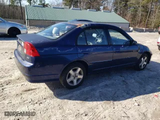 2005 Honda Civic Sdn EX with VIN 2HGES26705H567829, listed as a Copart auction lot 50823665 with 120,911 mi miles and Clean Title. Bid and sale history available at carsss.com. Image 3.
