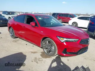 2024 Acura Integra w/A-Spec Technology Package with VIN 19UDE4H62RA018916, listed as a IAAI auction lot 41742902 with 8,219 mi miles. Bid and sale history available at carsss.com. Image 1.