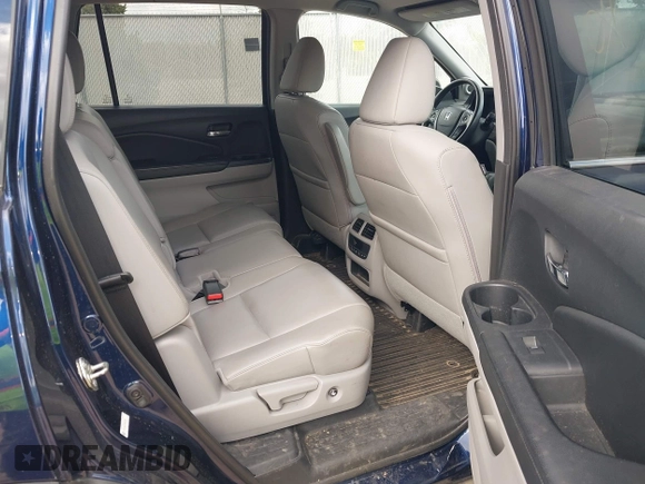 2016 Honda Pilot EX-L with VIN 5FNYF6H51GB057484, listed as a IAAI auction lot 42021196 with 109,470 mi miles. Bid and sale history available at carsss.com. Image 8.