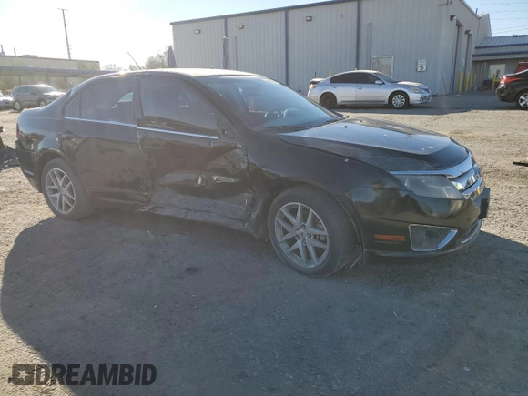 2011 Ford Fusion SEL with VIN 3FAHP0JA7BR193424, listed as a Copart auction lot 41810125 with 176,466 mi miles and Salvage Title. Bid and sale history available at DreamBid. Image 4.