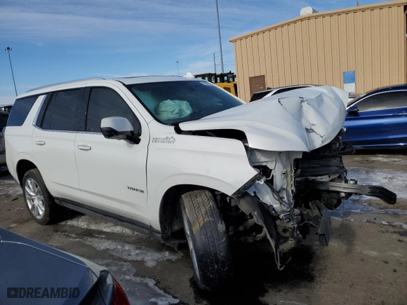 2021 Chevrolet Tahoe High Country with VIN 1GNSKTKL1MR303017, listed as a Copart auction lot 88578005 with 61,094 mi miles and Salvage Title. Bid and sale history available at carsss.com. Image 4.
