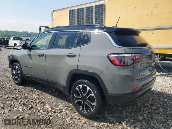 2023 Jeep Compass Limited z VIN 3C4NJDCN9PT565488, wystawiony jako Copart lot #59943685 z przebiegiem 61 706 mil mil oraz Czysty tytuł • Clean title. Historia ofert i sprzedaży dostępna na DreamBid. Obrazek 2.