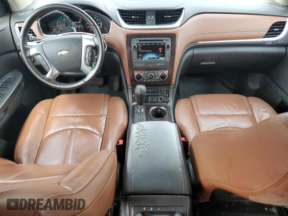 2016 Chevrolet Traverse LT with VIN 1GNKRHKD4GJ324044, listed as a Copart auction lot 55445295 with 127,450 mi miles and Salvage title. Bid and sale history available at DreamBid. Image 8.